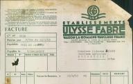 Etablissements Ulysse Fabre. Vaison-la-Romaine, 1953.
