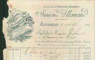 Vins rouges et blancs Siméon Allemand. Avignon, 1903.