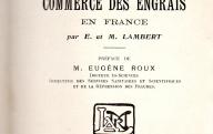 LAMBERT (E et M)	La législation sur la répression des fraudes et le commerce des engrais.	Paris, 1914.