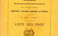 Liste des prix à l'exposition industrielle du 6 mai 1882 sous le patronage de la ville d'Avignon et de la Chambre de commerce	Avignon imprimerie Gros
