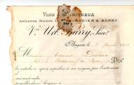 Vins, spiritueux Vve Urb. Harry. Avignon, 1902.
