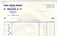 Mercerie, bonneterie, chaussures P. Belline et Cie. Carpentras, 1967.