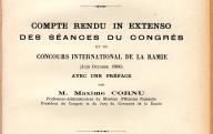 CORNU Max	La ramie. Culture, préparation, utilisation industrielle.	Paris, 1901,	Don Jean-Luc Barcelli, 2019