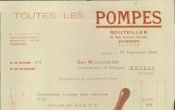 Toutes les pompes, Bouteiller. Avignon, 1948.