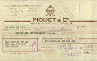 Conserves alimentaires Piquet et Cie. Monteux, 1957.