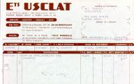 Etablissements Usclat, confiserie, biscuiterie, chocolat, cafés. Avignon, 1982.