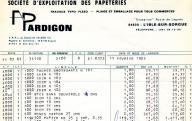 Société d'exploitation des papeteries. Isle-sur-la-Sorgue, 1982.