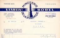 Minoterie de la Pyramide, établissements Borel. Isle-sur-la-Sorgue,1962.