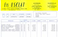 Etablissements Usclat. Avignon, 1978.