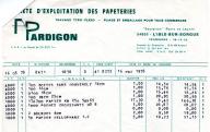 Société d'exploitation des papeteries Pardigon. Isle-sur-la-Sorgue, 1978.