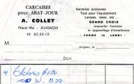 Carcasses pour Abat-jour A. Collet. Avignon, 198.