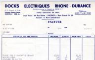 Docks électriques Rhône-Durance, Avignon, 1961.