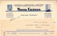 Comptoir des spécialités du bâtiment Marcel Ciceron. Avignon. 1950.