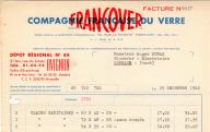 Compagnie française du verre Francover. Avignon, 1962.