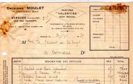 Droguerie Moulet. Sorgues, 1938.