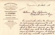 Fabrique de fruits confits G. Eysseric. Carpentras, 1915.