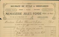 Menuiserie Jules Fonde père et fils, Orange.