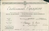 Etablissements Ruggiéri à Monteux, 1933.