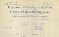 Papeteries de Vaucluse et de l'Isère, établissements F. Bethauser et L. Fereng à Avignon, 1928.