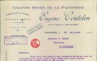 Grands docks de la papeterie Eugène Coutelen à Avignon,1924.