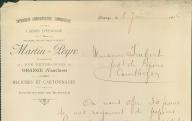 Imprimerie Martin-Peyre à Orange, 1916.