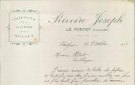 Chiffons, laines, métaux Rivoire Joseph au Pontet, 1916.