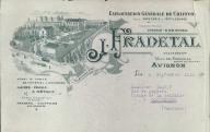 Exploitation générale de chiffons J. Fradetal à Avignon, 1916.