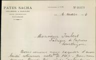 Pâtes Sacha, Chabrol et Salles à Cavaillon, 1924.