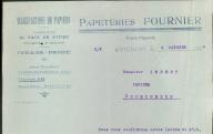 Manufacture de papiers, papeteries Fournier à Avignon, 1924.