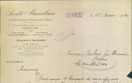 Société marseillaise de crédit industriel et commercial et de dépôts, agence d'Avignon, 1924.