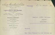 Société marseillaise de crédit industriel et commercial et de dépôts, agence d'Orange, 1929.