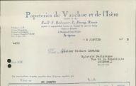 Papeteries de Vaucluse et de l'Isère, établissements F. Bethauser et L. Fereng à Avignon, 1933.