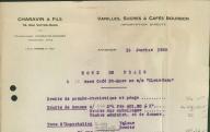 Charavin et fils, vanilles, sucres et cafés Bourbon, Avignon, 1933.