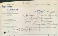 Société des papeteries Fournier, Avignon, 1935.