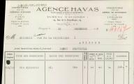 Agence Havas, bureau d'Avignon, 1933.