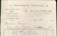 Electricité générale I. Galitch à Avignon, 1932.