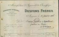 Pâtes alimentaires Cocorico, anciens établissements Tézier à Bédarrides, 1926