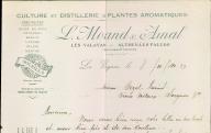 Denrées coloniales Bonvallet, Faurot et Tramier à Orange, 1924.