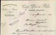 Exploitation de chiffons et métaux Cotte père et fils à Valréas, 1926.