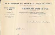 Les papeteries de Saint-Paul-Trois-Châteaux, usine de cartonnage Paul Bernard fils aîné, Apt, 1926.