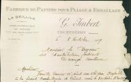 Fabrique de papiers pour pliage et emballages G. Imbert, usine La Seillile, Courthézon, 1929.