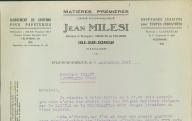 Classement de chiffons pour papeteries Jean Milési, Isle-sur-la-Sorgue, 1941.