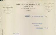 Papeteries du Moulin neuf, Châteauneuf de Gadagne, 1940.