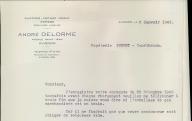 Chiffons, métaux, peaux, papiers André Delorme, Avignon, 1940.