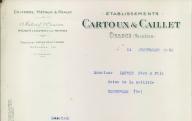 Etablissement Cartoux et Caillet, chiffons, peaux, métaux, Orange, 1940.
