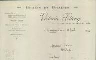 Grains et graines Victorin Pellenq à Courthézon, 1930.