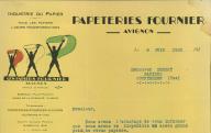 Papeteries Fournier à Avignon, 1928.