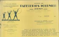 Papeteries Fournier à Avignon, 1928.