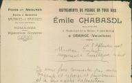 Instruments de pesage en tous genres Emile Chabassol à Orange, 1928.