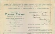 Etablissements Plantin frères à Courthézon, 1927.